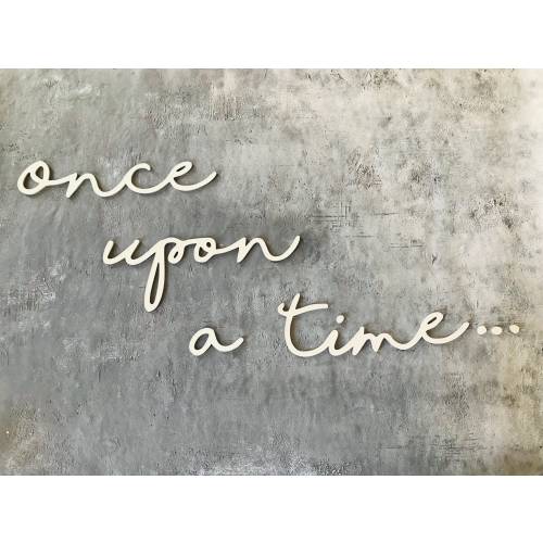 Once Upon a Time Nursery Wall Sign ,Once Upon a Time Decor, Once Upon a Time Wall Art, Once Upon a Time Cutout | Kids, Nursery room wall art