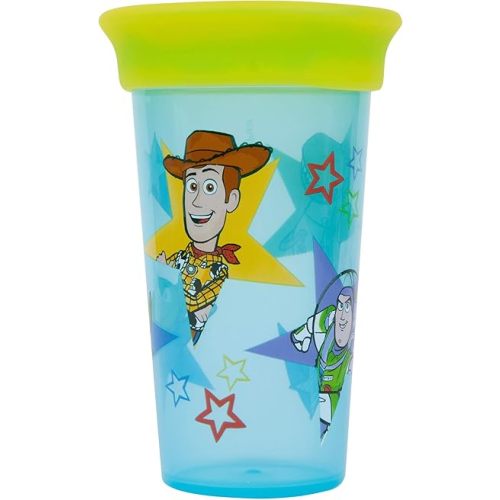 The First Years Toy Story 2 in 1 Spoutless Cup, Transitions to Open Toddler Cup, Multicolor