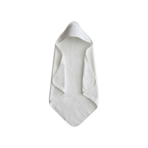 Mushie, Hooded Towel, Pearl