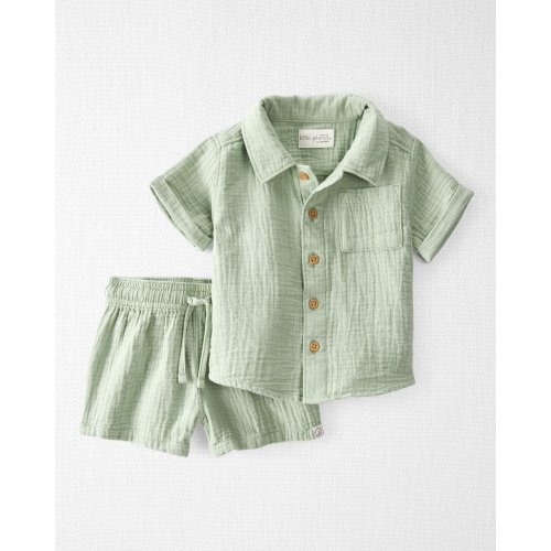 Baby 2-Piece Organic Cotton Gauze Set - Little Planet | Carter's
