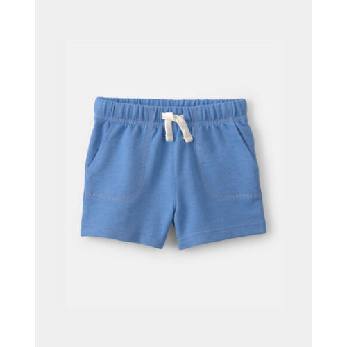 Baby Boy French Terry Shorts - Blue | Carter's