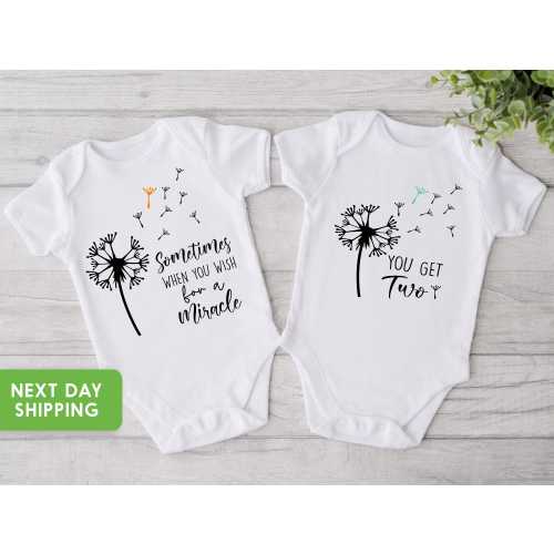 Twin Onesie®,Twin Baby Shirt, Twins Baby Gift, Twin Mom Gift, Twins Baby Shower