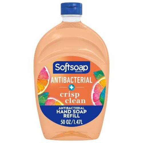 Softsoap Antibacterial Liquid Hand Soap Refill - Crisp Clean - 50 fl oz