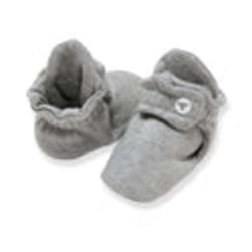 Solid Organic Cotton Baby Booties - Heather Grey – Burt's Bees Baby