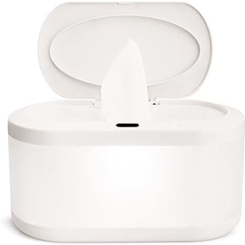 Munchkin Touch Free Baby Wipe Warmer with Nightlight & Motion Sensor, White