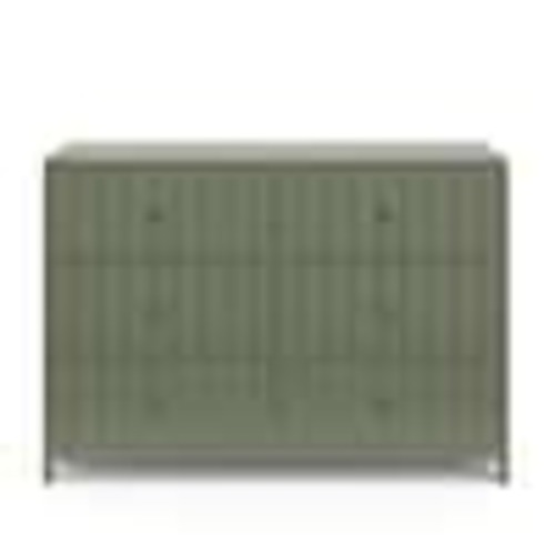 Graco Teddi Olive 6-Drawer 51.37 in. Wide Dresser 03716-50A