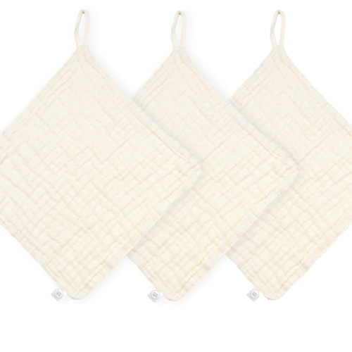 Bath - Washcloth 3 Pack - Cream