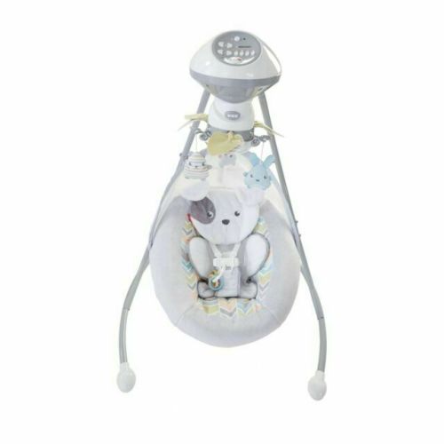 Fisher-Price DRG43 Sweet Snugapuppy Dreams Cradle 'N Swing - White for sale online | eBay