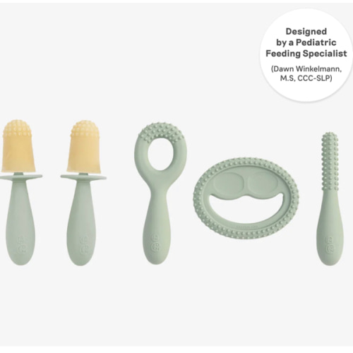 Pre-feeding Set by ezpz / Oral Development Tools and Tiny Pops Bundle