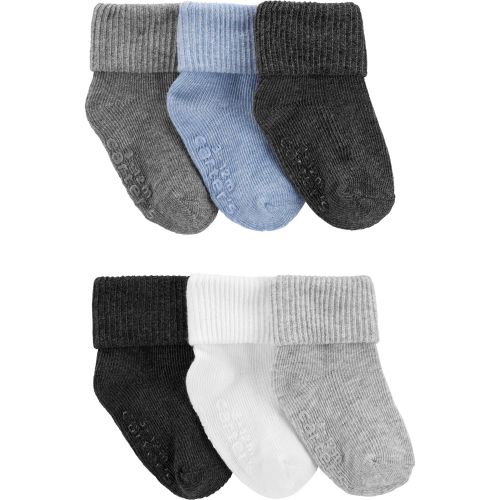 Baby 6-Pack Foldover Cuff Socks