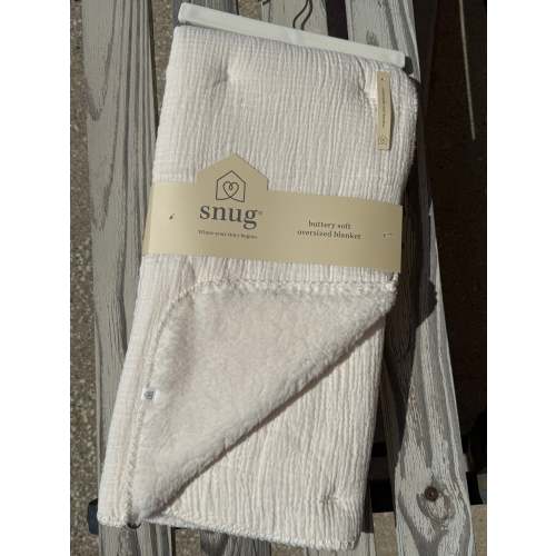 Cream Buttery Soft Baby Blanket