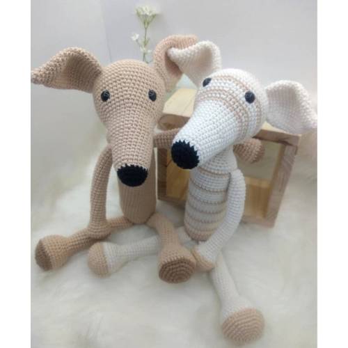 Greyhound Puppy Amigurumi Recipe