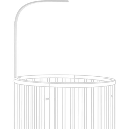 Stokke Sleepi Drape Rod, White - Compatible with Sleepi Bed V2 & Mini V2 - Made from Solid Beech Wood - Easy to Install & Clean