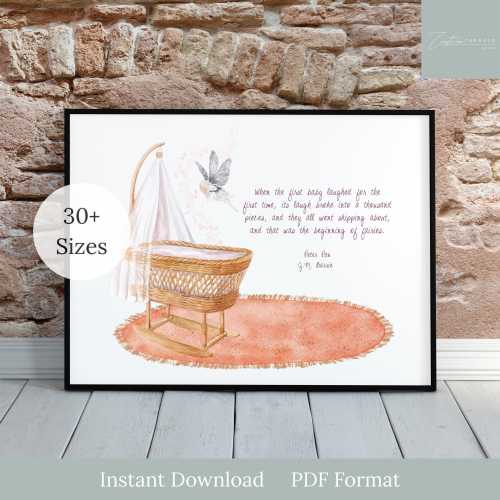 Peter Pan Digital Print, Beginning of Fairies Wall Art, Nursery Decor