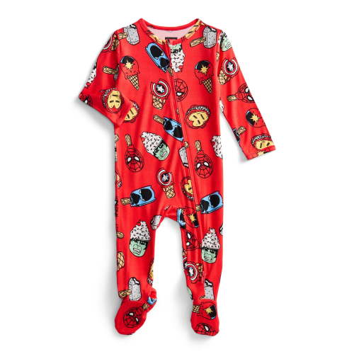 Character Baby Boys or Girls Cozy and Comfortable Viscose Two-Way Zip Footed Sleep 'N Play One-Piece Pajamas, Sizes 0M–6/9M