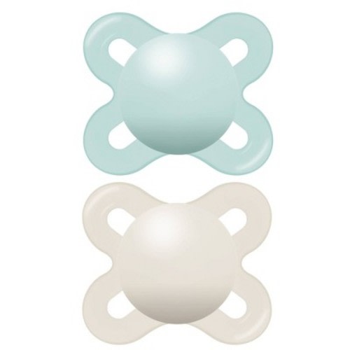 MAM Matte Unprinted Pacifier 0-3m - 2pk - Unisex