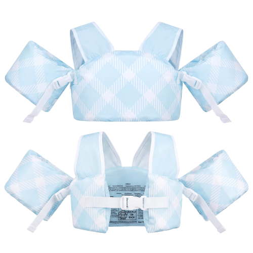 Gogokids Kids Toddler Swim Vest Life Jacket,Toddler Floaties Fit 22-66 Lbs,Pool Float Jumper Detachable Arm Floaties Water Wing for Boys Girls