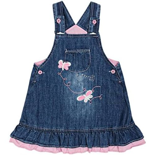 Peacolate 3M-3Years Baby Girl Denim Casual Cute Suspender Dress