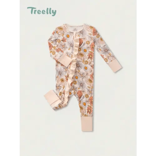 soft bamboo fiber long sleeve onesie baby girl - Temu