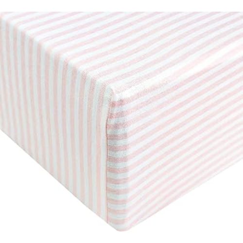 Premium Knit Baby Crib Sheets for Boys and Girls by Copper Pearl: Breathable and Soft, Fitted Crib Sheets for Standard Baby Mattresses, Crib Sheet for Baby Registry or Shower Gift, Winnie