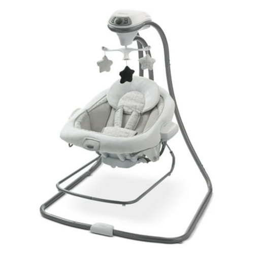 Graco Simple Baby Infant Soothe DuetConnect LX Swing and Portable Bouncer