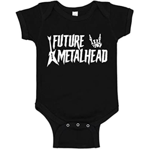 Future Metal Head Baby Bodysuit Infant One Piece or Toddler T-Shirt