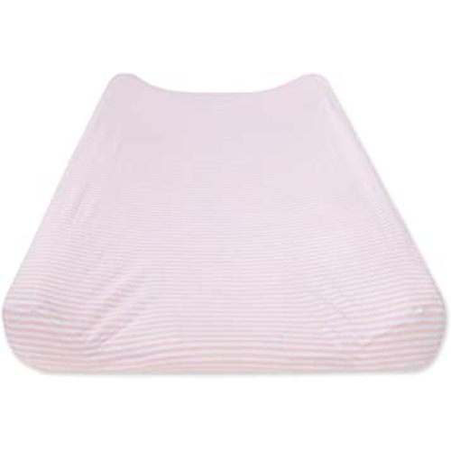 Burt's Bees Baby - Changing Pad Cover, 100% Organic Jersey Cotton Changing Pad Liner for Standard 16 x 32 Inch Changing Mats