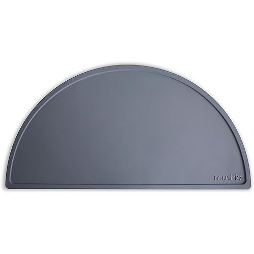 mushie Silicone Placemat for Kids | BPA-Free Non-Slip Design (Tradewinds)