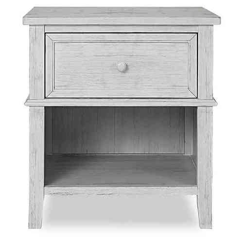 evolur™ Universal 1-Drawer Nightstand in Antique Grey