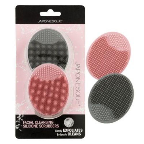 Japonesque Facial Cleansing Silicone Scrubber Tool - 2ct