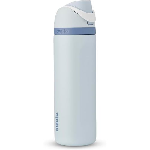 Owala Disney Princess FreeSip Insulated Stainless Steel Water Bottle with Straw for Sports and Travel, BPA-Free Sports Water Bottle, 24 oz, Cinderella