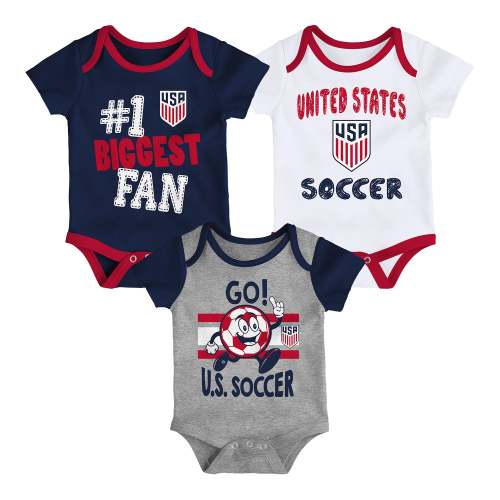 Infant USMNT Outerstuff Victory 3-Piece Onesie Set