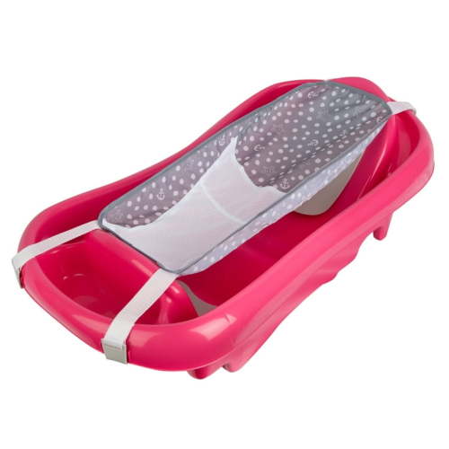 The First Years Sure Comfort Deluxe Newborn to Toddler Bathtub - Pink