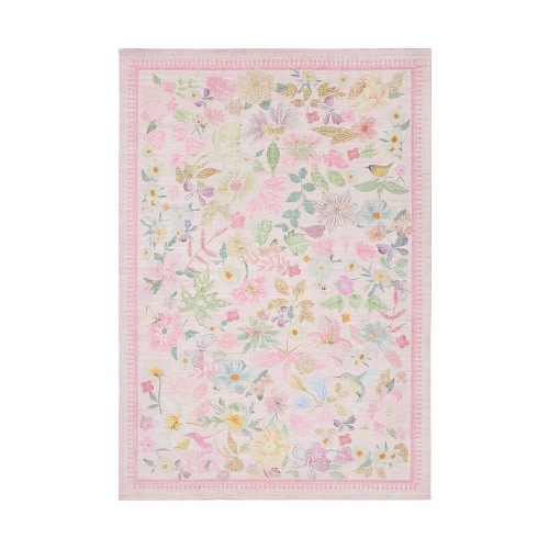 Floral Performance Washable Rug