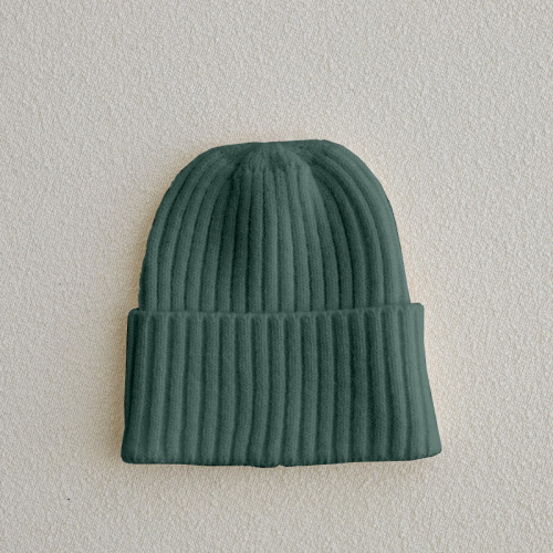 Baby Solid Color Knitted Beanie (Green)