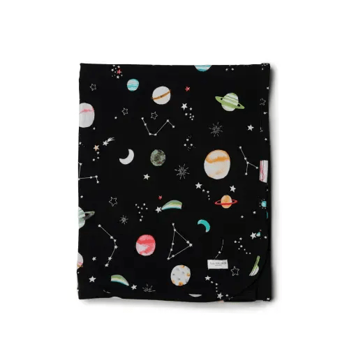 TENCEL™ Stretch Knit Blanket - Planets