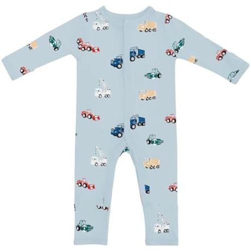 KYTE BABY Unisex Soft Romper with Snap Closure, 97% Rayon made from Bamboo, 3% Spandex,