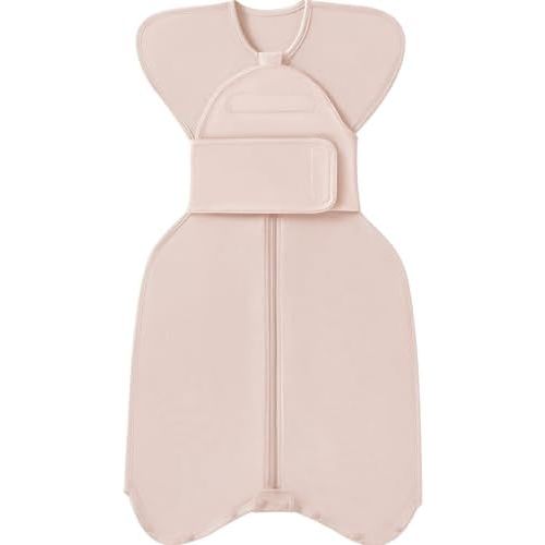 Newborn Sleep Sack 0-3 Months, Preemie Transitional Swaddle Baby Infant Zipper Strap Velcro Sleep Sack