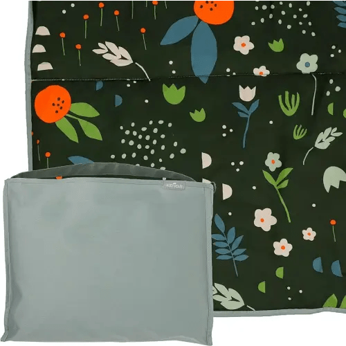 Red Rovr Adventure Blanket | Foldable Outdoor Mat Fits Inside Easy-to-Carry Tote Bag | Beach, Picnic, Grass | Shoulder Strap & Exterior Pocket | 100% Soft Polyester | Large, 5’ x 6’