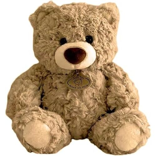 10Inch Teddy Bear Stuffed Animal, Soft Stuffed Teddy Bear Plush Toy, Birthday Xmas Gifts for Kids Baby (Dark Brown)