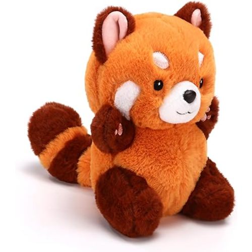 Cute Red Panda Plush Toy Red Panda Stuffed Animal Panda Plushie Gift for Girlfriend Kids Birthday 9" Red Panda Stuffed