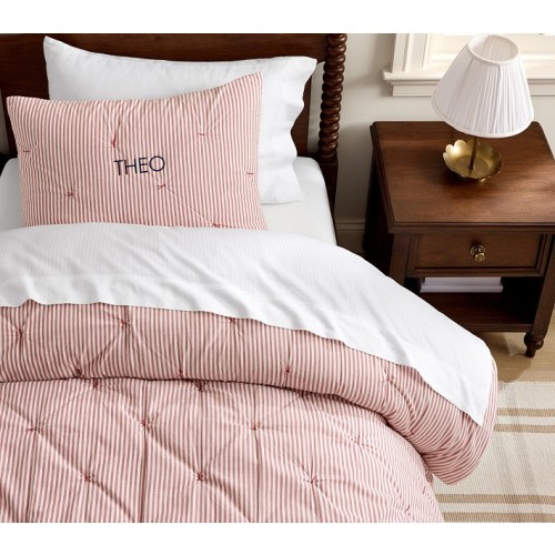 Chris Loves Julia Yarn Dyed Stripe Quilt & Shams | Pottery Barn Kids