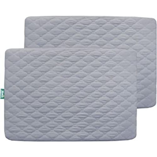 Sheet for Pack and Play Quilted Waterproof Protector, 2 Pack