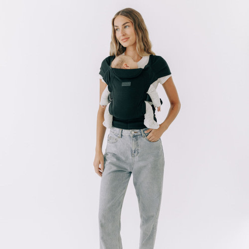 Tushbaby The Pearl Newborn Carrier - Black