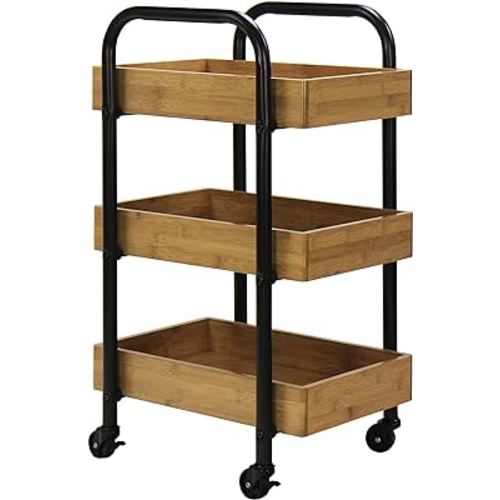 Oceanstar 3SC1675 Portable 3 Removable Trays Storage Cart