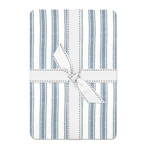 Butterblu Frankie Fitted Crib Sheet 100% Organic Cotton for Baby & Toddler Mattress, Breathable for Boys & Girls, Haberdashery, One Size