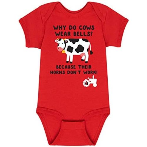 International Harvester - Why Do Cows Wear Bells - Infant Baby One Piece