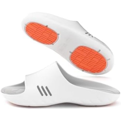 KENROLL Non Slip Shower Shoes, Indoor Lightweight House Slides Bathroom Shower Slippers Sandals for Women and Men