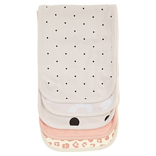 mighty goods™ 5-Pack Burp Cloths in Pink