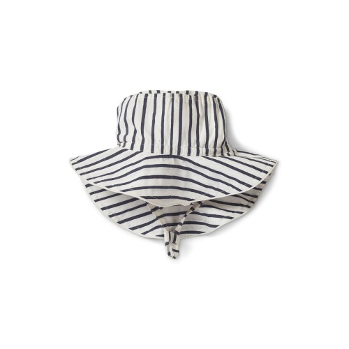 Stripe Organic Cotton Bucket Hat, 0-6 M